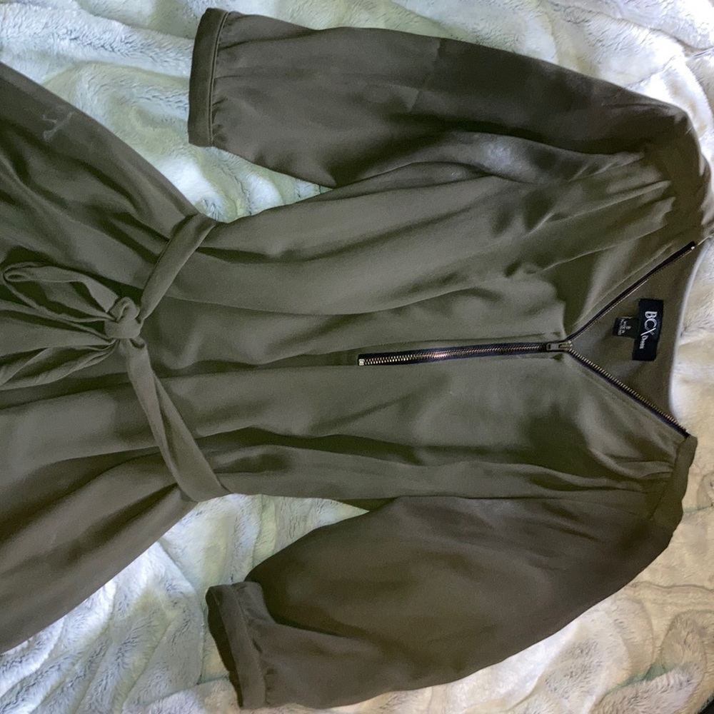 BCX dress zip up dress